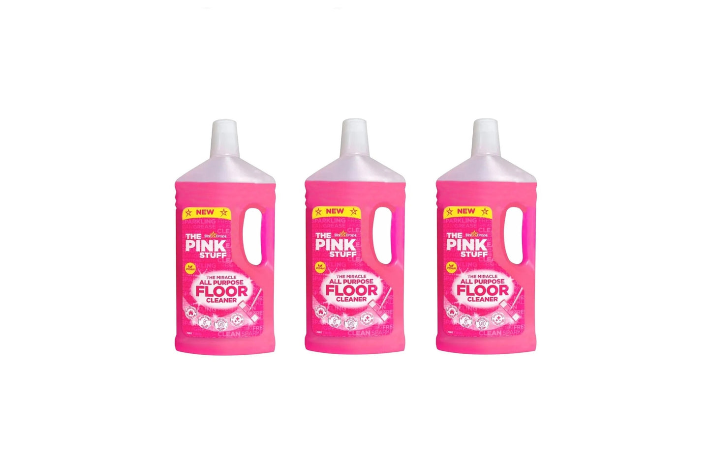 The Pink Stuff Floor Cleaner 1 liter - 3 pack