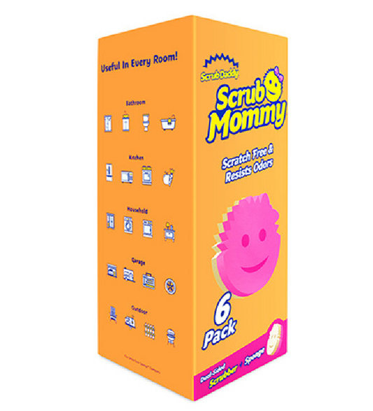 Scrub Mommy gobice roza vredno pakiranje - 6 pak