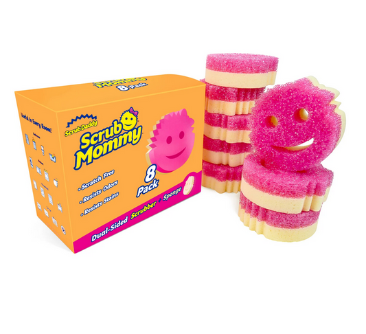 Scrub Mommy gobice roza vredno pakiranje - 8 pak