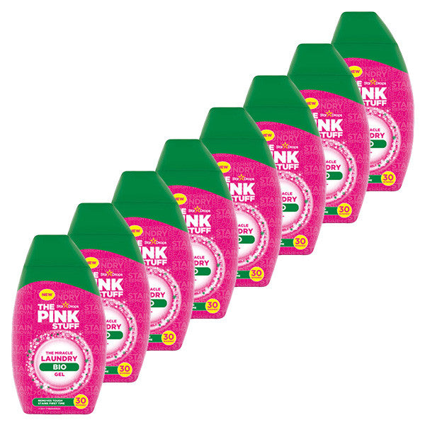 Pink Stuff Biologinen Pesugeeli 900ml - 8 pakkausta