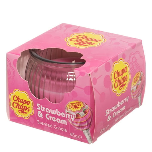 Chupa Chups kvapioji žvakė 85g - Braškės ir grietinėlė