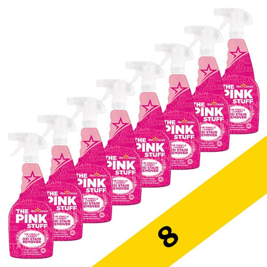 Spray pentru îndepărtarea petelor Oxi Pink Stuff 500ml - pachet de 8