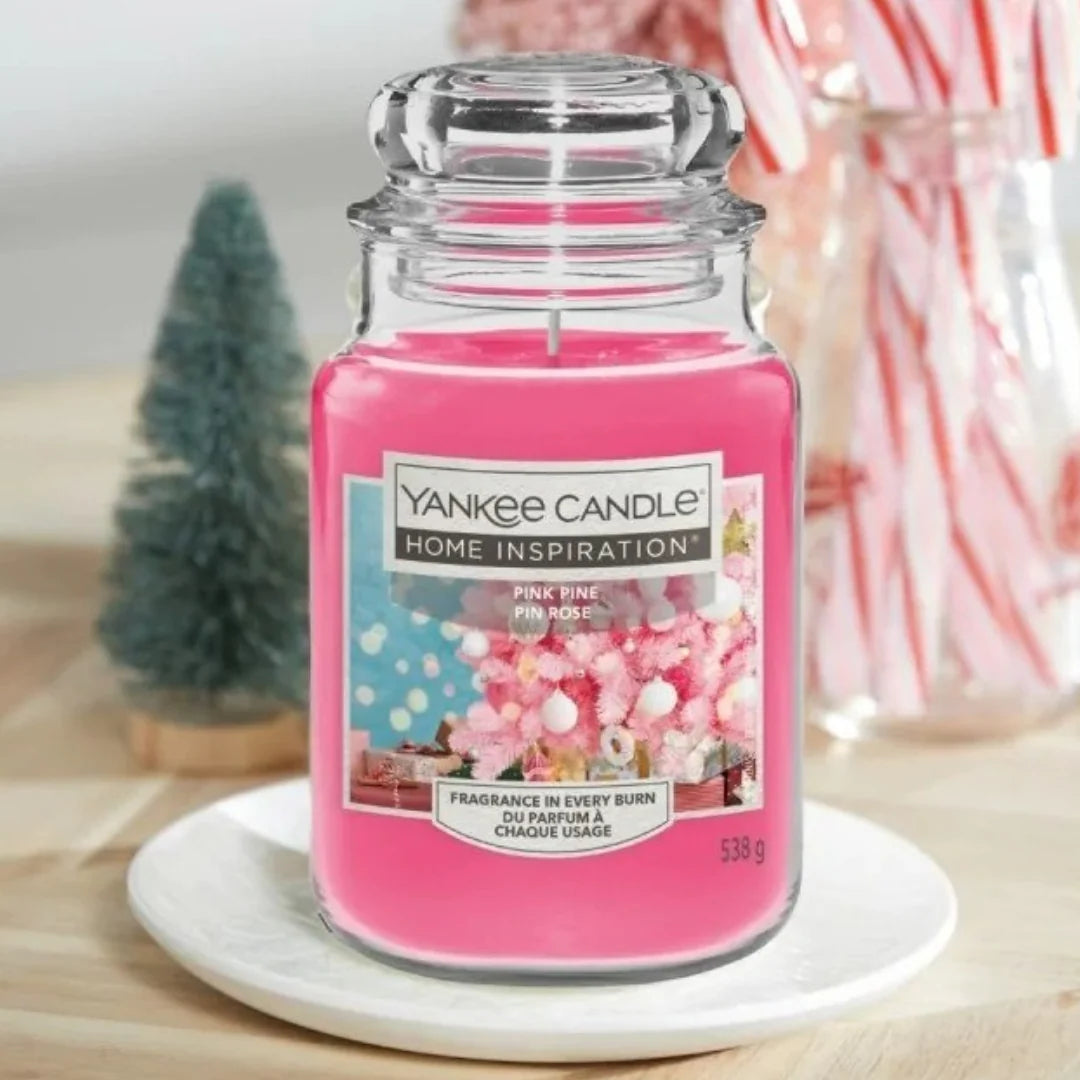 Yankee Candle - Rosa Pino Pin Rosa 538g | Edizione limitata