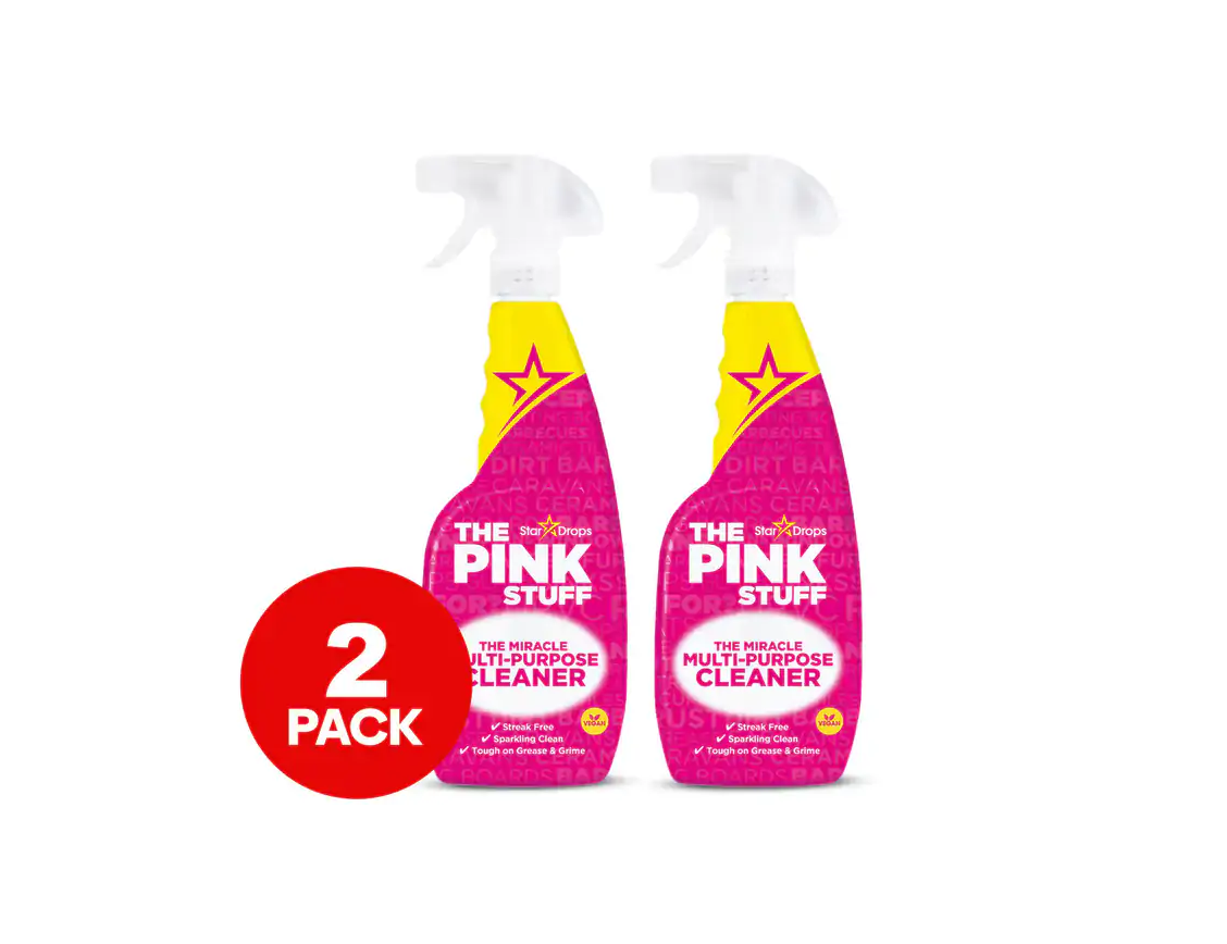 Pink Stuff večnamensko čistilo v razpršilu 750ml - 2 pakiranja