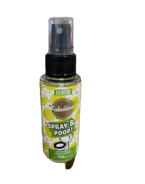 Fabulosa Spray & Poop Lemon 60ml - Rajoitettu erä