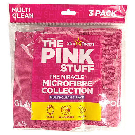 Il Pink Stuff panno in microfibra rosa (3 pezzi)