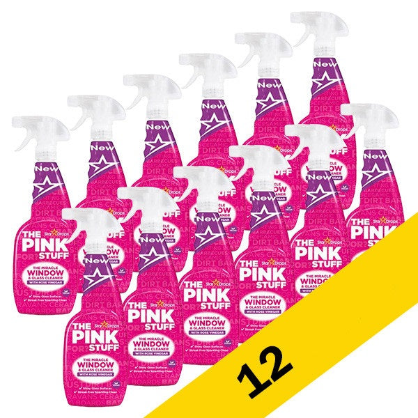 Pink Stuff Čistilo za steklo 750ml - 12 paket