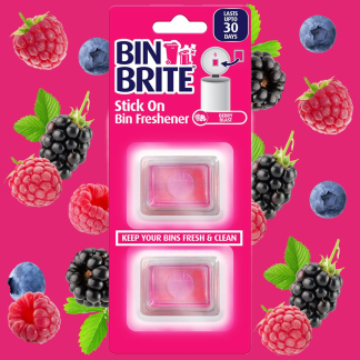 Bin Brite Stick-on Bin Refreshener – Samoljepljivi Osvježivač Mirisa za Kante za Otpad, Dugotrajna Svježina do 30 Dana