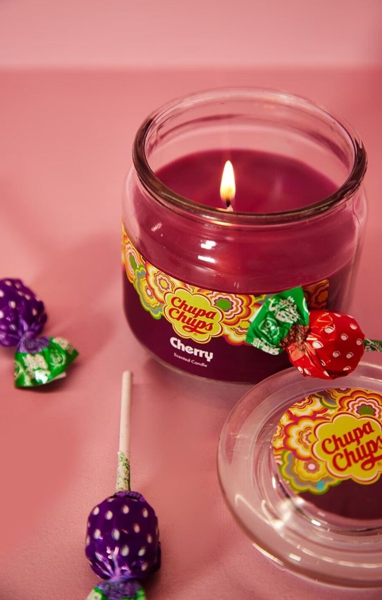 Vela Perfumada Chupa Chups 510g - Cereja