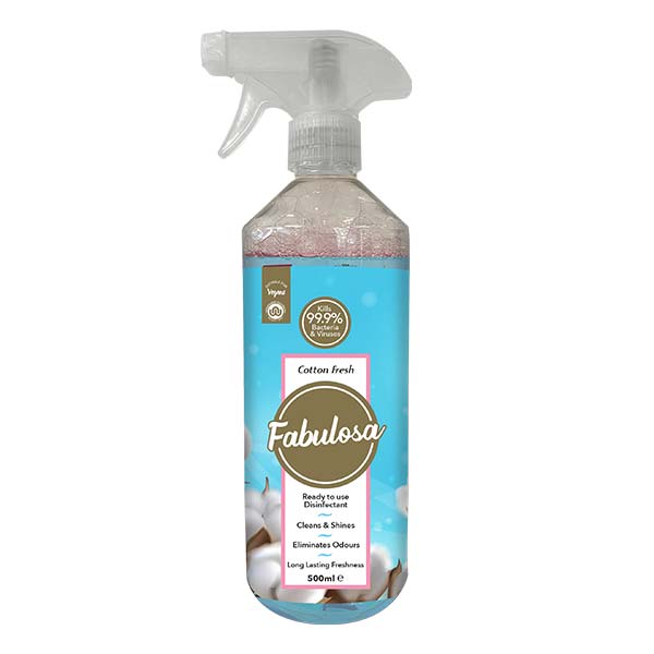 Fabulosa Monikäyttöinen Allesreiniger Spray Cotton Fresh 500ml - Rajoitettu Painos