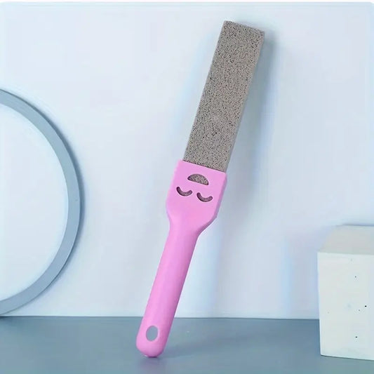 Pink Toilet Scrubber Pumice Stone with Smiley