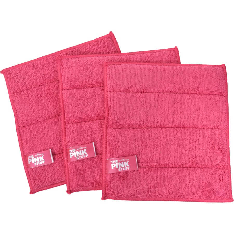 Pink Stuff Mikrovláknové absorpční čisticí podložky - 3 kusy