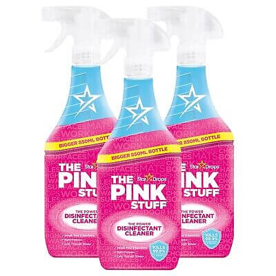 Pink Stuff dezinfekcijas aerosols - 850ml - 3 iepakojums