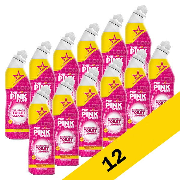 Gel za toaletno školjko Pink Stuff 750ml - 12 pakiranje