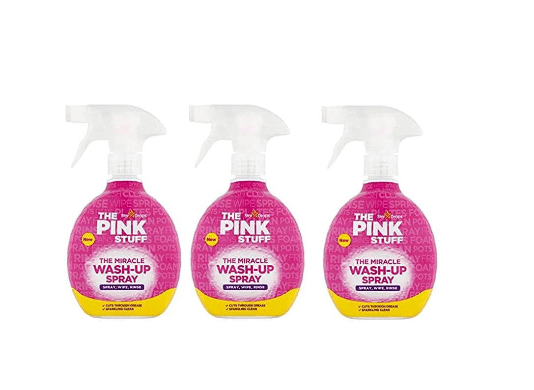 Pink Stuff Wash Up Spray 500ml 3-pack