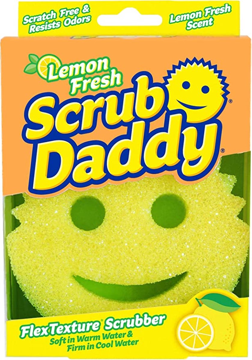 Scrub Daddy Lămâie Proaspătă - Miros Proaspăt de Lămâie