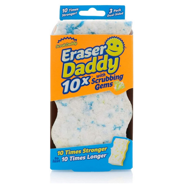 Scrub Daddy Wonderspons - Eraser Daddy - Αφαιρετής Λεκέδων - 10x Πιο Στερεός - 2 Χρώματα